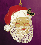 Santa Face Ornament