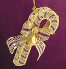 3D Candy Cane Ornament