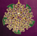 Lilac Christmas Ornament