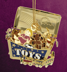 3D Toy Box Christmas Ornament