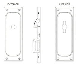 Pocket Door Mortise By Emtek