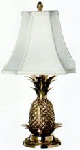 solid brass pineapple lamp
