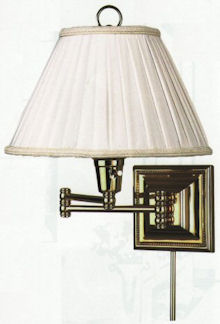 solid brass wall lamp