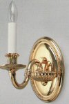 brass electric wall sconce