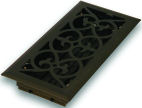 black floor register