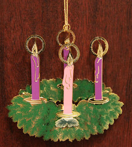 advent wreath ornament