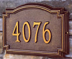 williamsburg address plaque