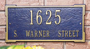 roanoke address plaque