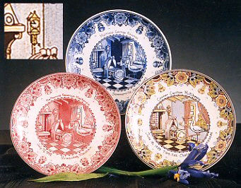 Personalized Delft Birth Plate by Royal Goedewaagen