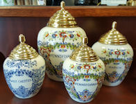 Royal Goedewaagen Delft Tobacco Jar