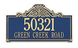 Whitehall Villa Nova Personalized Address Plaque