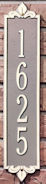 Lyon Vertical Personalized Address Plaque