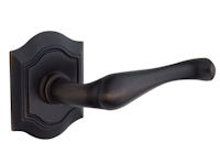 Baldwin Bethpage Passage lever #5447 in Venetian Bronze 112