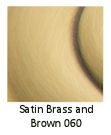 Baldwin Hardware Satin Brass and Brown Finish 060