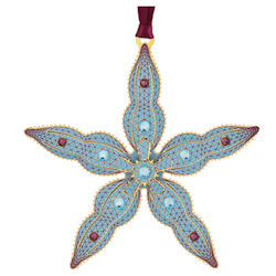 Starfish Christmas Ornament