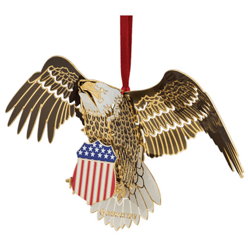 Bald Eagle 3D Christmas Ornament