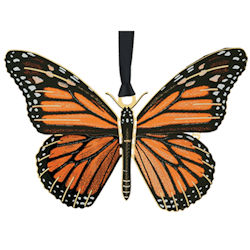 Monarch Butterfly Christmas Ornament