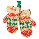 #59445 Holiday Mittens Christmas Ornament