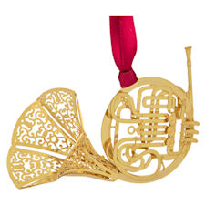 French Horn Christmas Ornament