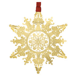 Sparkling Snowflake Christmas Ornament