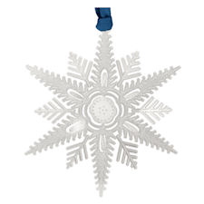 Winter Wishes Snowflake Christmas Ornament