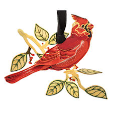 Cardinal in Nature Christmas Ornament