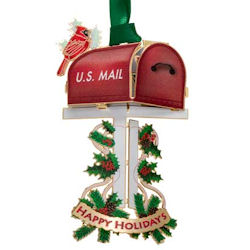 Holiday Mailbox Christmas Ornament