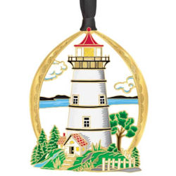 Inland Lighthouse Christmas Ornament