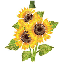 Sunflowers Christmas Ornament