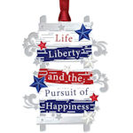 #62626 Life Liberty Ladder Christmas Ornament