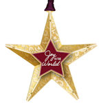 #62666 Joy Star Christmas Ornament