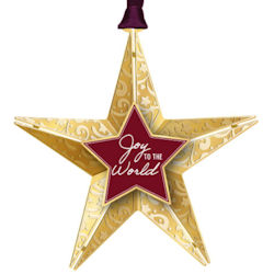 Joy Star Christmas Ornament