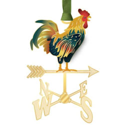 Weathervane Christmas Ornament