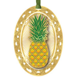 Hospitality Pineapple Christmas Ornament