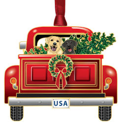 Holiday Pickup Christmas Ornament