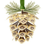 #62954 Sylvan Pine Cone Christmas Ornament