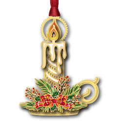 Christmas Candle Ornament