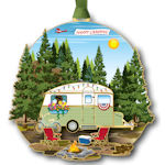 #63663 Happy Camping Christmas Ornament