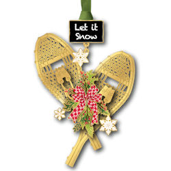 Snowshoes Christmas Ornament