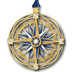 Compass Christmas Ornament