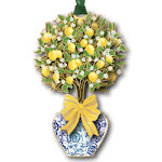 #64020 Lemon Tree Topiary Christmas Ornament