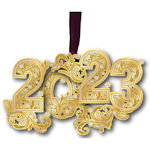 #64816 2023 Numerals Christmas Ornament