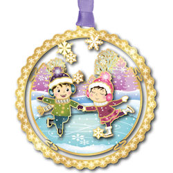 Ice Skating Children Ornament