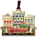 #64859 Main Street Firetruck Ornament