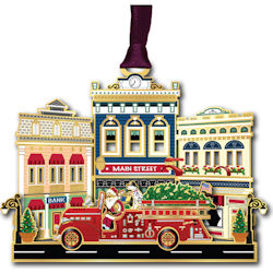 Main Street Firetruck Ornament