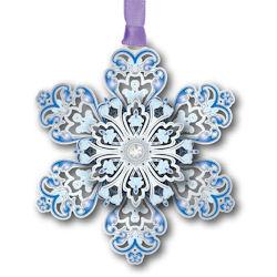 Magnificent Snowflake Christmas Ornament