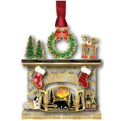 Woodland Fireplace Ornament