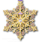 #67504 2025 Snowflake Christmas Ornament