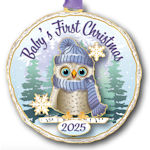 #67507 2025 Babys First Christmas Ornament
