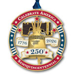 #69245 250 Years of Liberty Christmas Ornament